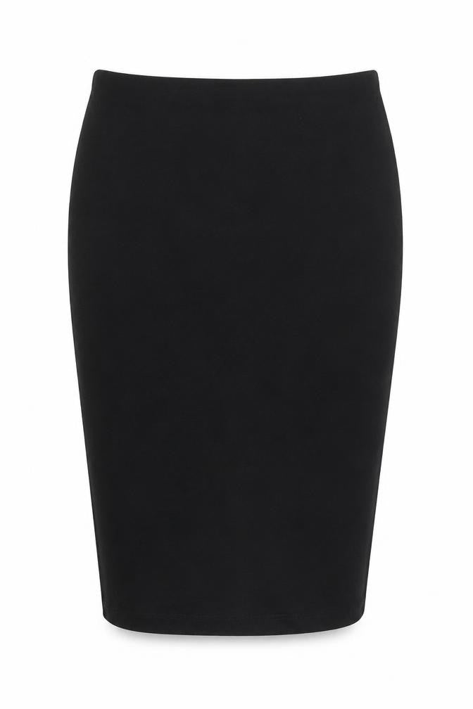 FOREVER 21 Womens Black Viscose Straight & Pencil Skirt Size M
