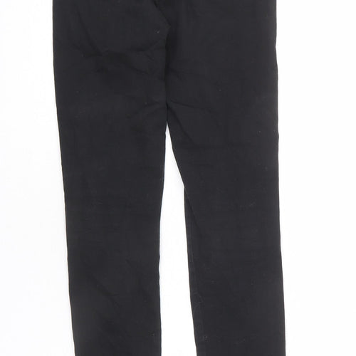 NEXT Womens Black Cotton Skinny Jeans Size 6 L27 in Regular Zip