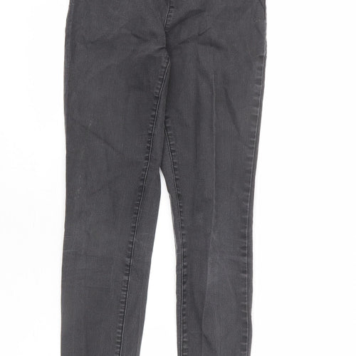 ORSAY Womens Grey Cotton Jegging Jeans Size 27 in L26 in Regular - Elastic Waist