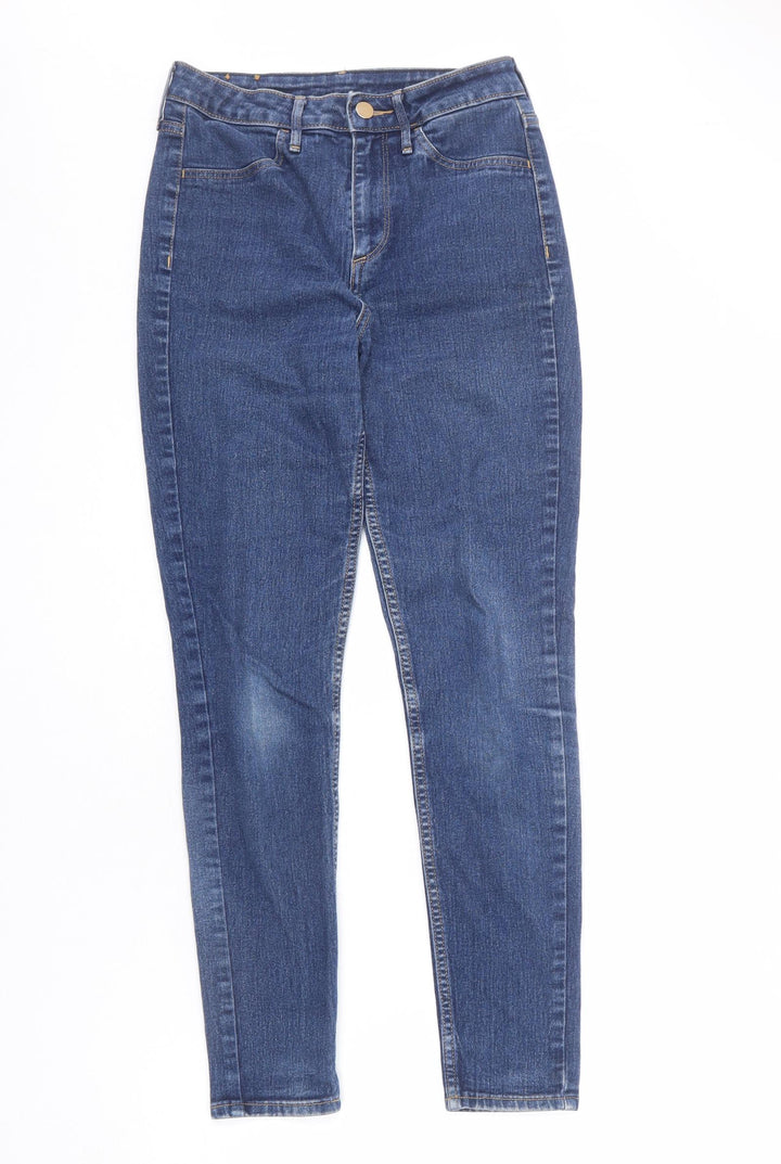 H&M Womens Blue Cotton Skinny Jeans Size 27 in L27 in Regular Zip - Ankle