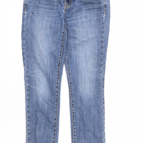 Gap Womens Blue Cotton Skinny Jeans Size 6 L26 in Regular Zip