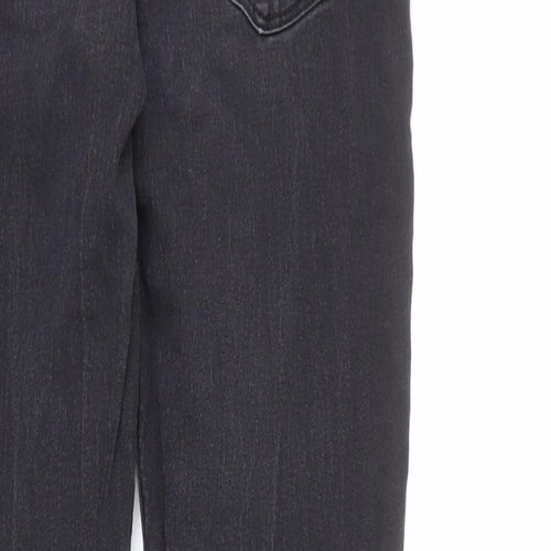 H&M Womens Grey Cotton Skinny Jeans Size 28 in L26 in Regular Zip