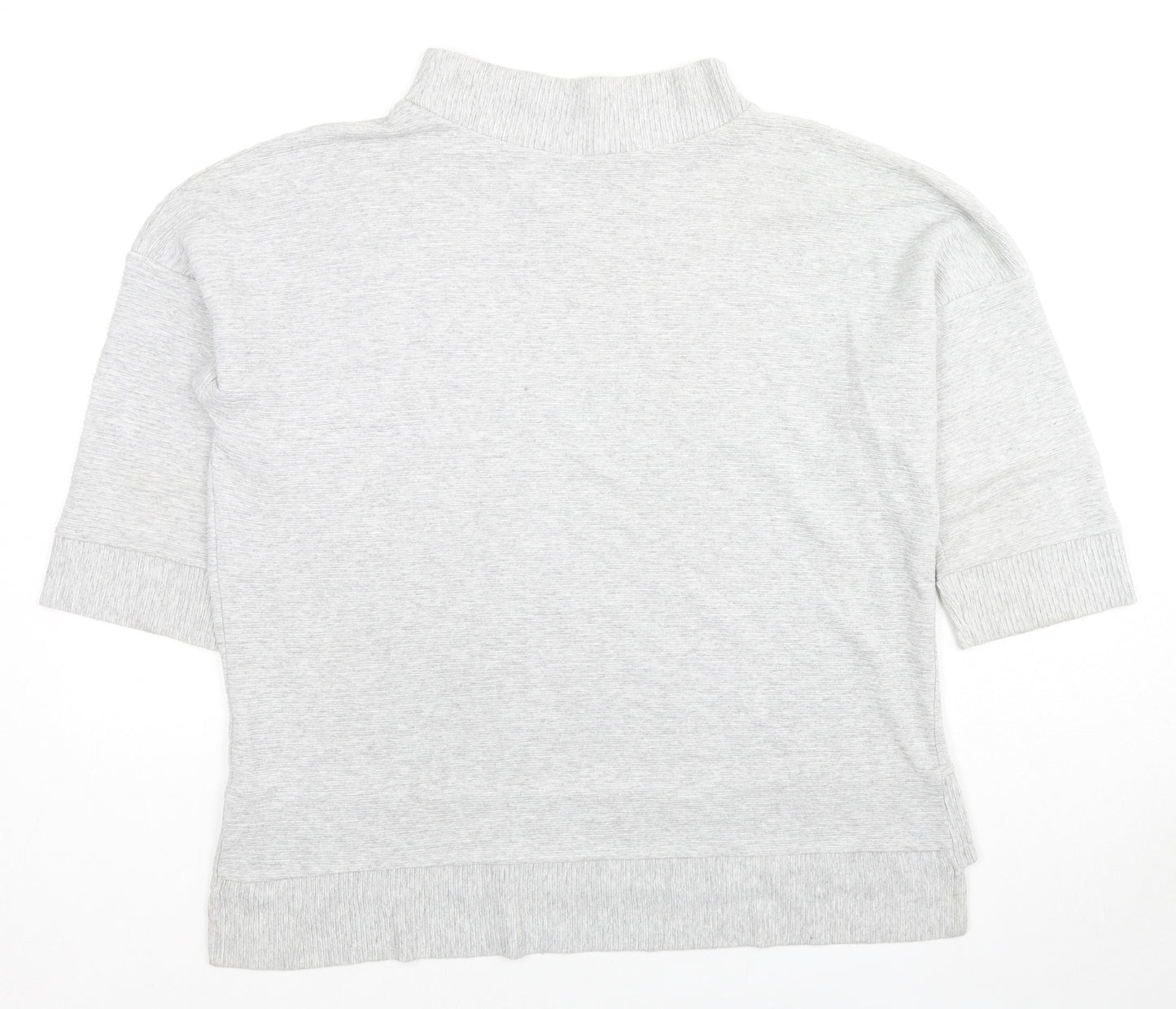 French Connection Womens Grey Viscose Pullover Sweatshirt Size S Pullover
