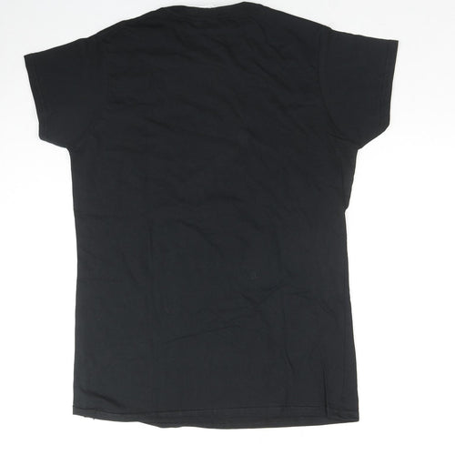 Gildan Womens Black Cotton Basic T-Shirt Size XL Round Neck - Advanced Potion Making