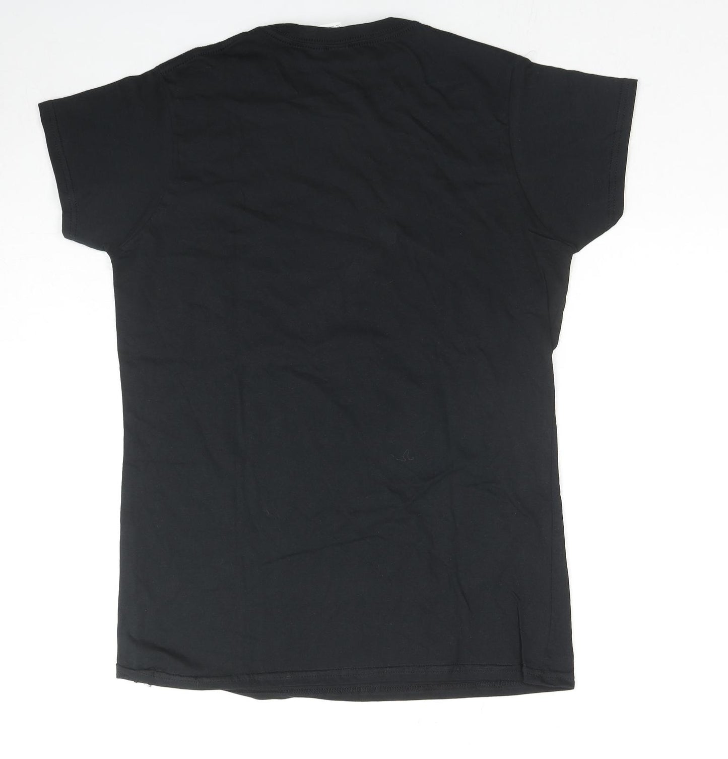 Gildan Womens Black Cotton Basic T-Shirt Size XL Round Neck - Advanced Potion Making