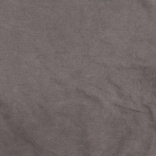 PRETTYLITTLETHING Womens Brown Cotton Pullover Sweatshirt Size M Pullover - Logo, Unisex