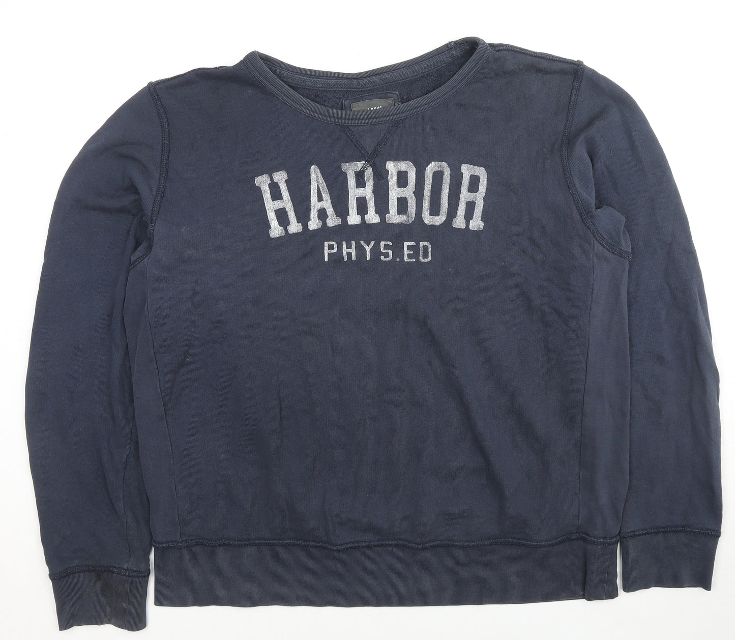 H&M Mens Blue Cotton Pullover Sweatshirt Size XL - Harbor