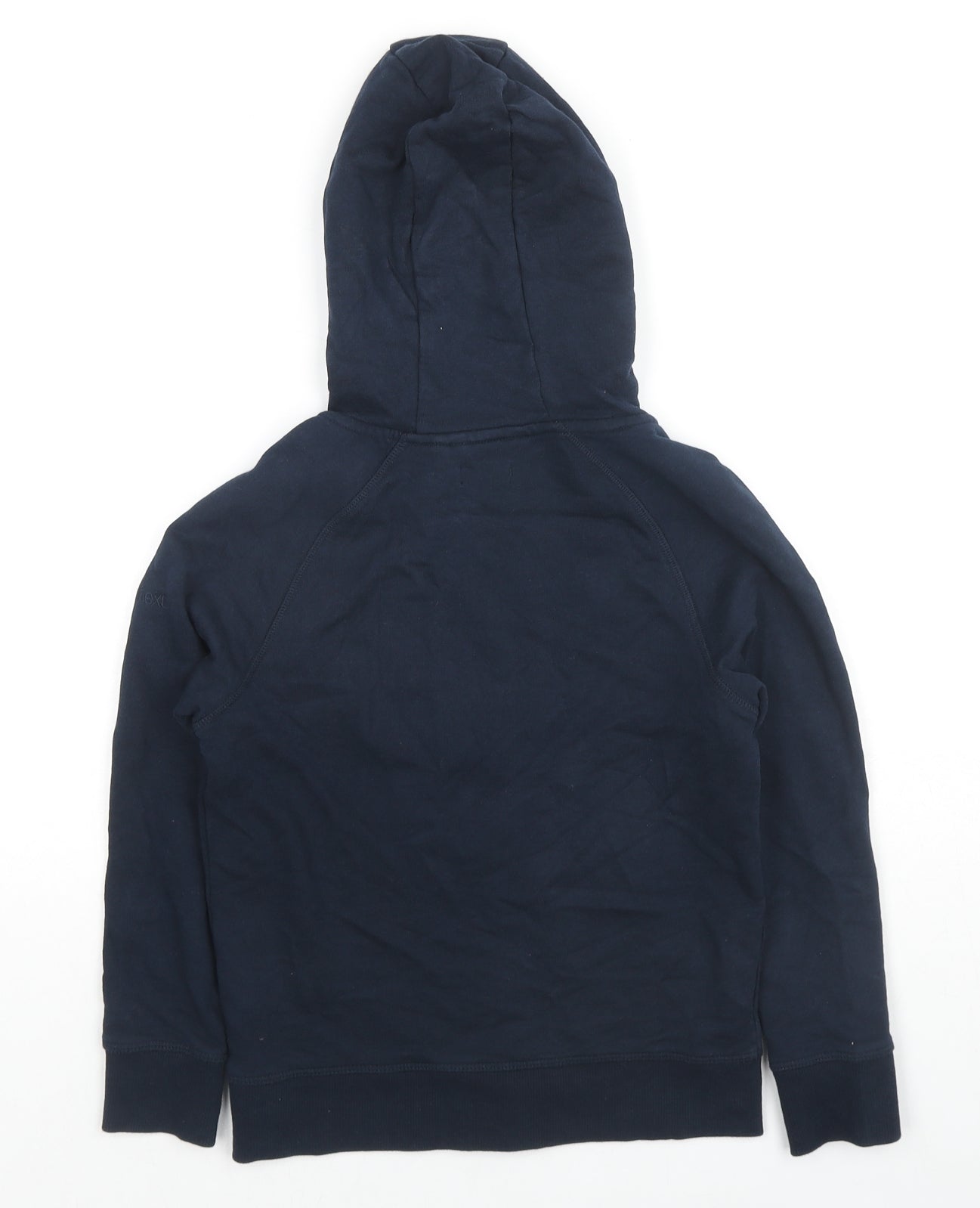 NEXT Boys Blue Cotton Full Zip Hoodie Size 7 Years Pullover - Pockets