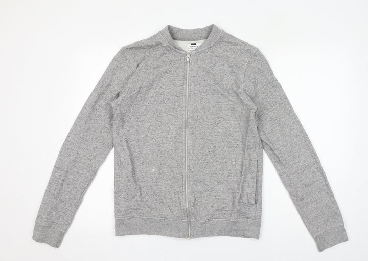 Topman Mens Grey Jacket Size S Zip