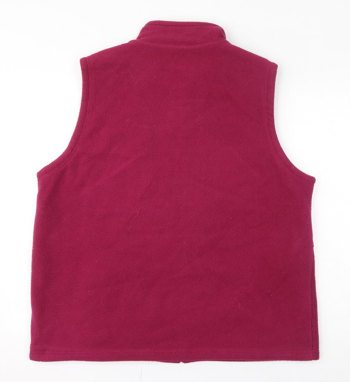 EWM Womens Pink Gilet Jacket Size 22 Zip - Size 22-24