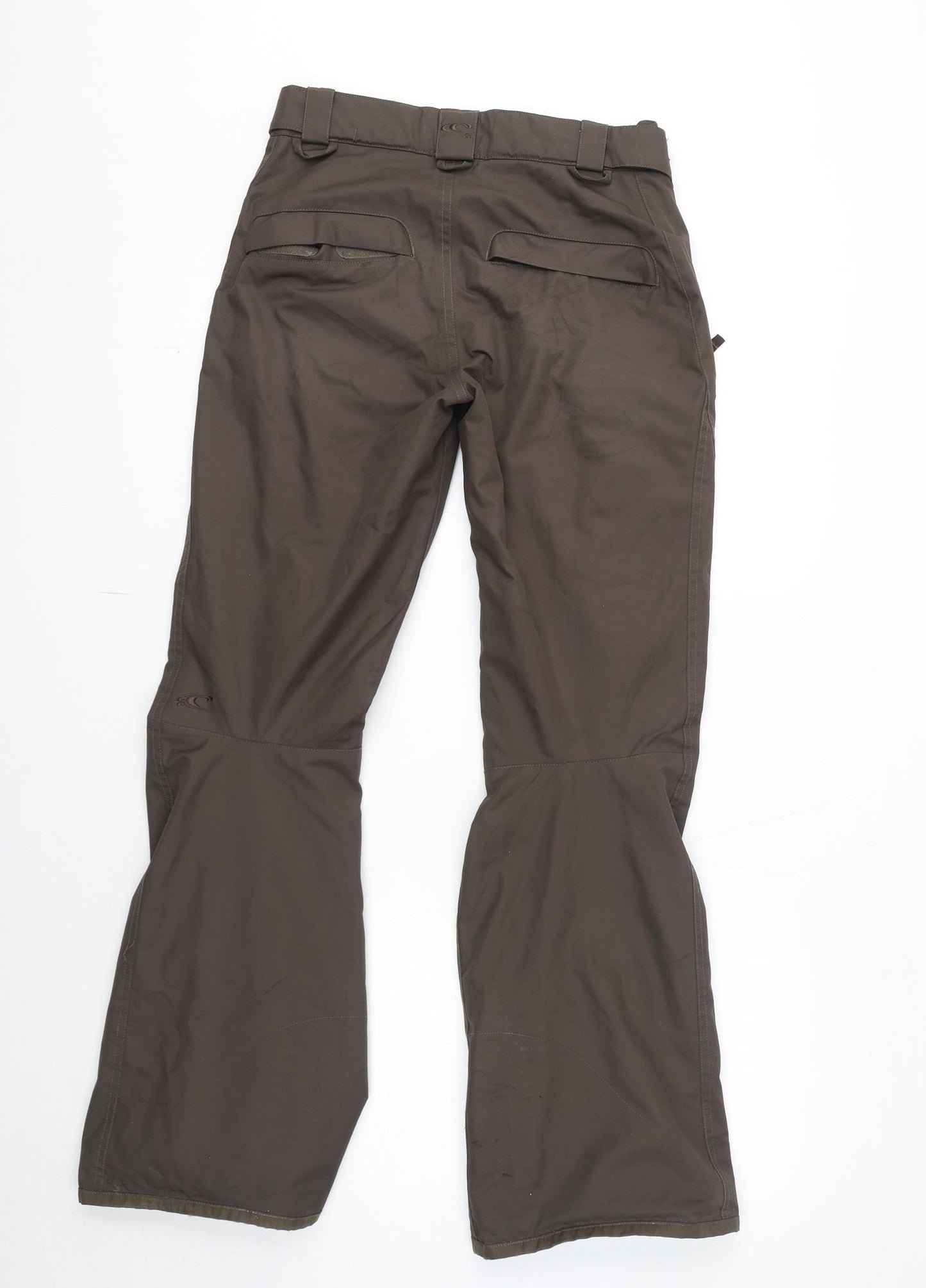 Oneill Womens Brown Polyester Snow Pants Trousers Size 34 in L32 in Regular Zip