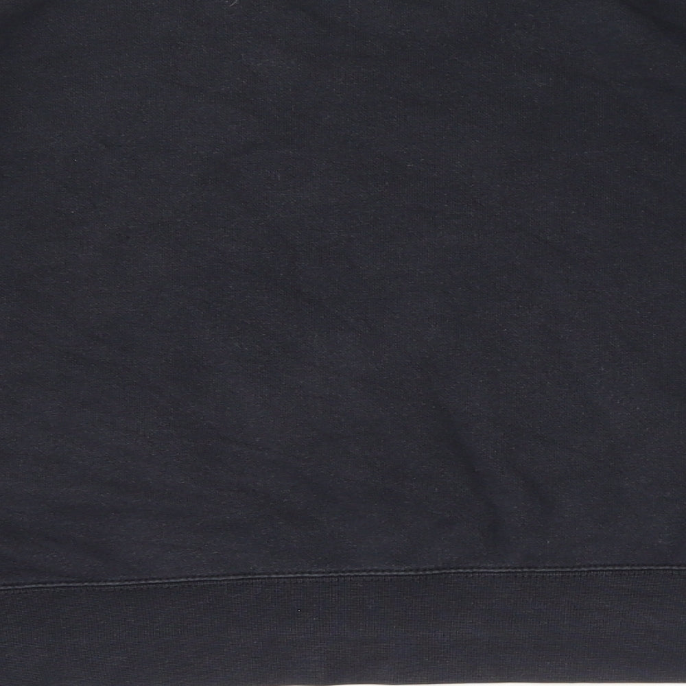 Nike Womens Black Cotton Pullover Sweatshirt Size M Pullover - Cropped