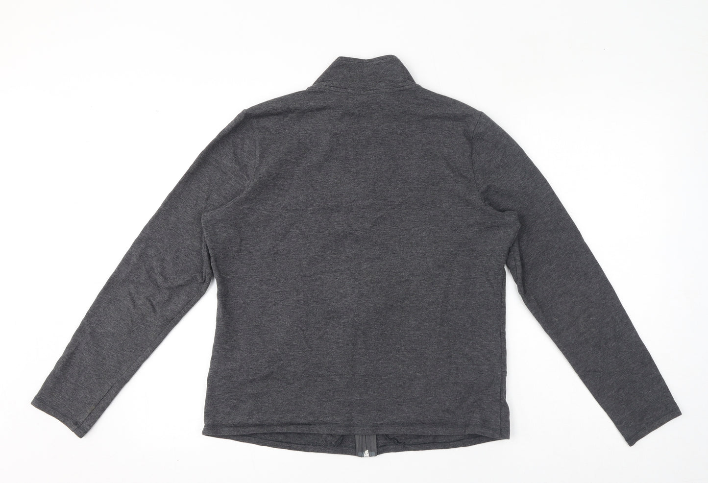 Marks and Spencer Womens Grey Jacket Size 14 Zip