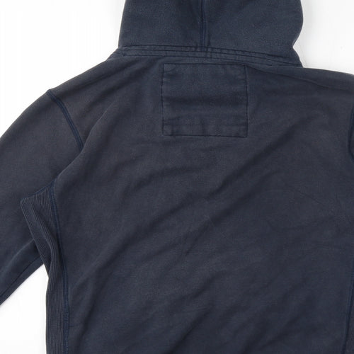 Superdry Mens Blue Cotton Pullover Hoodie Size M