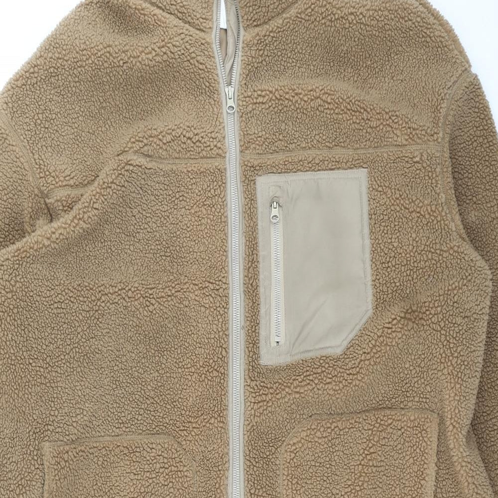 H&M Womens Brown Jacket Size XL Zip