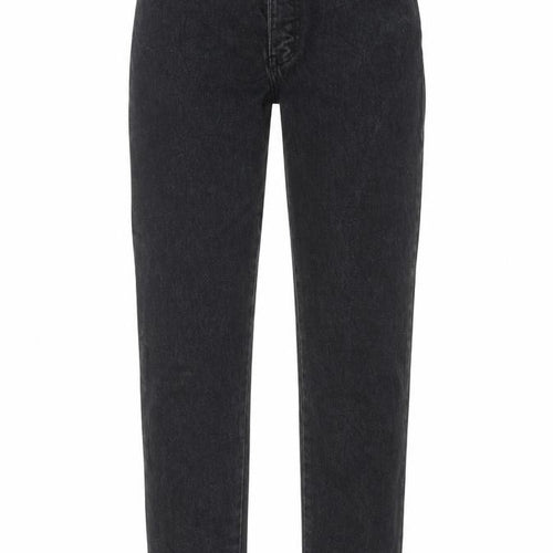 Questors Womens Black Cotton Straight Jeans Size 28 in L31 in Regular Zip - Pockets, Belt Loops