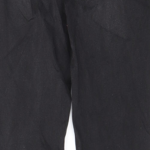 White Stuff Womens Grey Cotton Straight Jeans Size 18 L32 in Regular - Elastic waist