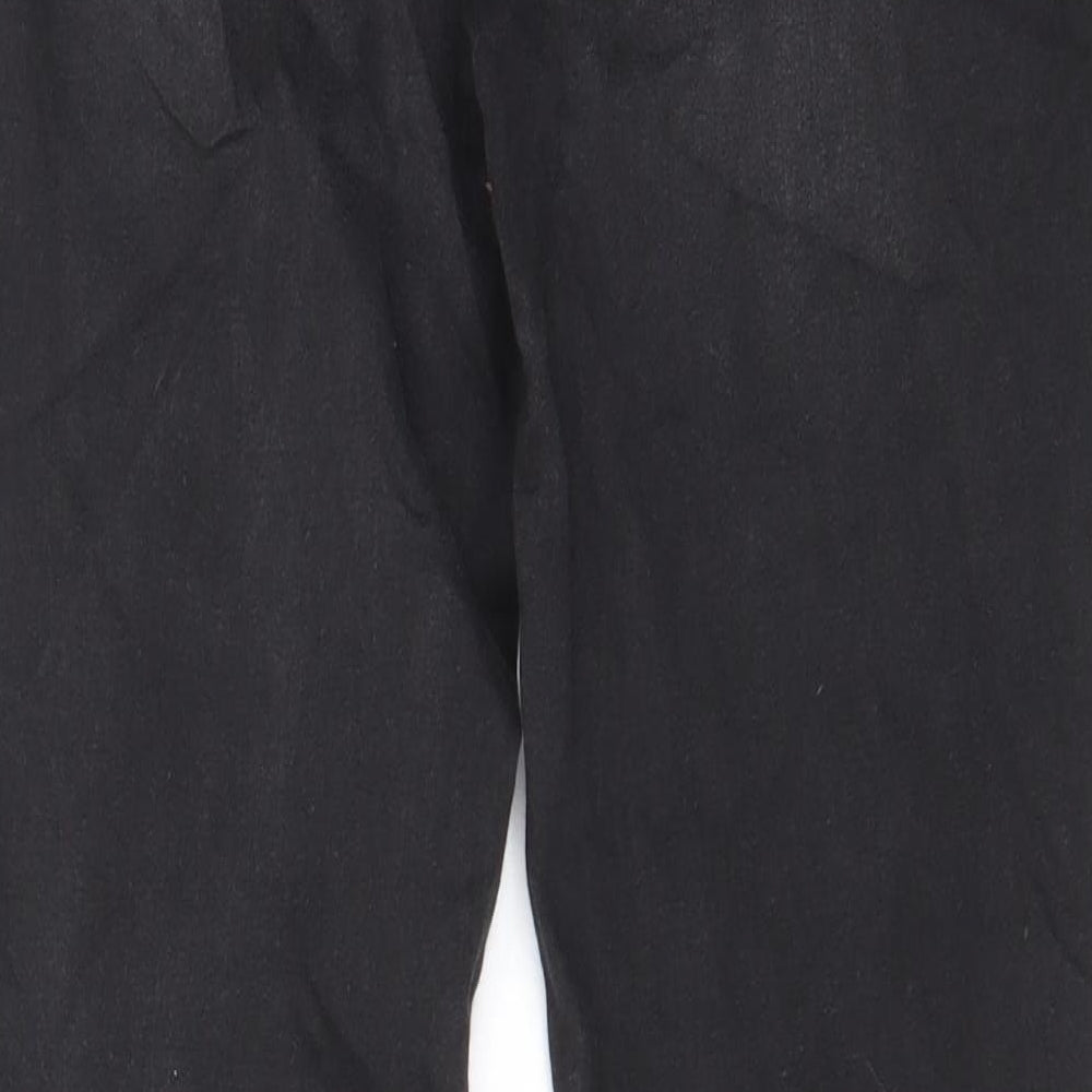 White Stuff Womens Grey Cotton Straight Jeans Size 18 L32 in Regular - Elastic waist