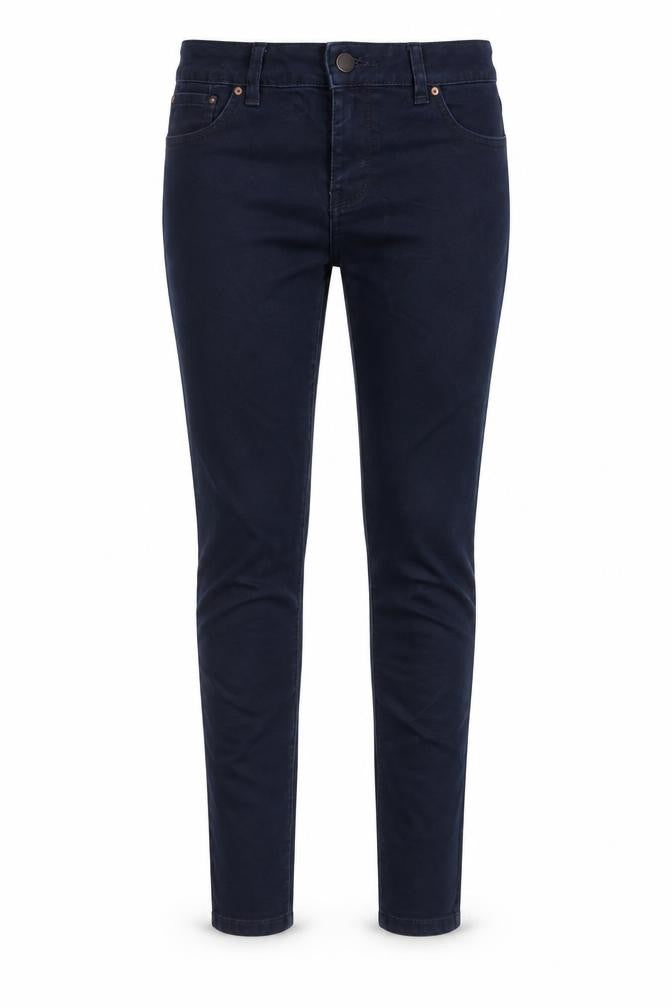New Look Womens Blue Cotton Skinny Jeans Size 10 L29 in Regular Zip - Pockets, Belt Loops