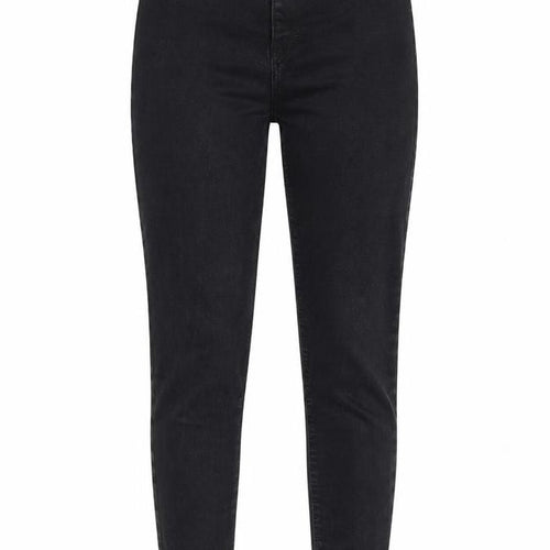 Topshop Womens Grey Cotton Skinny Jeans Size 28 in L26 in Regular Zip - Pockets