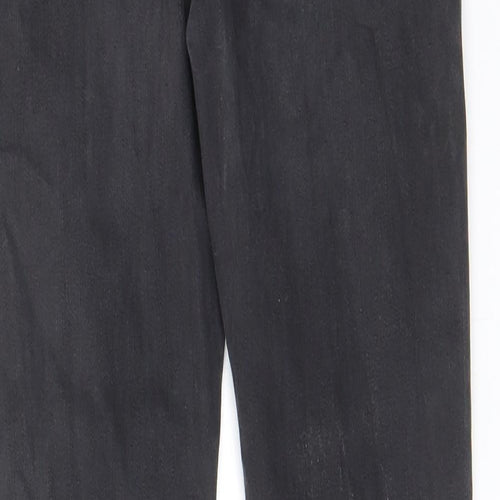 Bee Inspired Womens Black Cotton Skinny Jeans Size 30 in L32 in Regular Zip - Pockets, Belt Loops