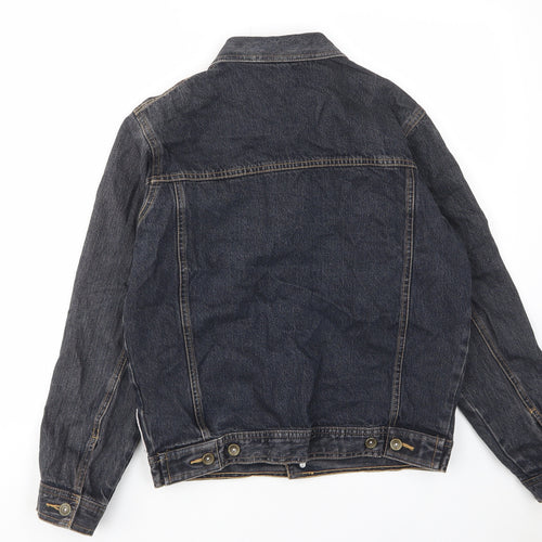 TCM Boys Blue Jacket Size 16 Years Button - Pockets, Buttons, Embroided