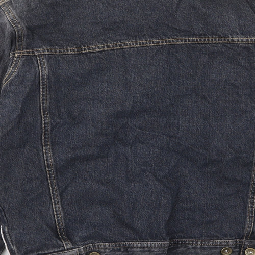 TCM Boys Blue Jacket Size 16 Years Button - Pockets, Buttons, Embroided