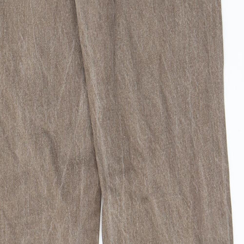 Lee Womens Grey Cotton Tapered Jeans Size 30 in L30 in Regular Zip - Pockets, Belt Loops