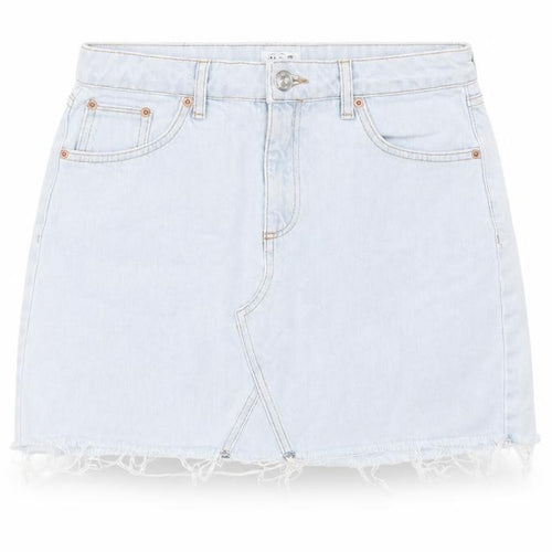 BDG Womens Blue Cotton A-Line Skirt Size M Zip - Pockets, Belt Loops
