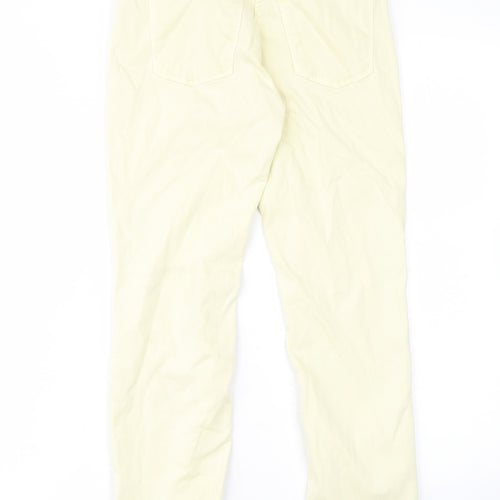 Mac Womens Yellow Cotton Skinny Jeans Size 32 in L27 in Regular Zip - Pockets, Belt Loops, Ankle Zips