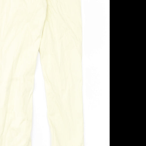 Mac Womens Yellow Cotton Skinny Jeans Size 32 in L27 in Regular Zip - Pockets, Belt Loops, Ankle Zips