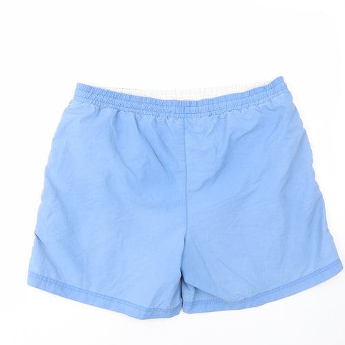 Slazenger Mens Blue Polyester Bermuda Shorts Size S L6 in Regular Drawstring - Swim shorts, Embroided, Logo