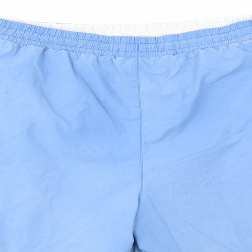 Slazenger Mens Blue Polyester Bermuda Shorts Size S L6 in Regular Drawstring - Swim shorts, Embroided, Logo