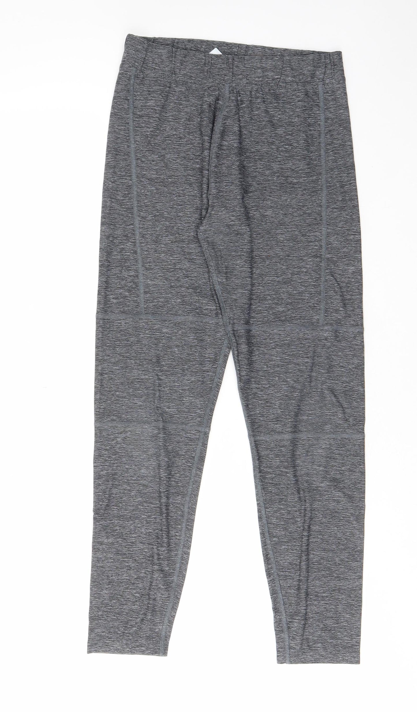 NEXT Girls Grey Polyester Capri Trousers Size 14 Years L25 in Regular Pullover - Elastic waist