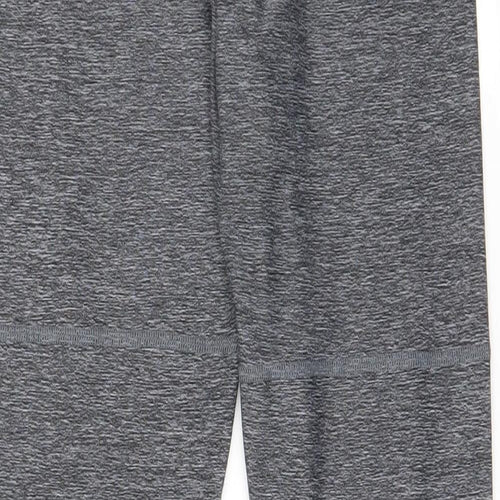 NEXT Girls Grey Polyester Capri Trousers Size 14 Years L25 in Regular Pullover - Elastic waist