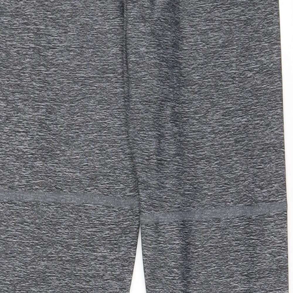 NEXT Girls Grey Polyester Capri Trousers Size 14 Years L25 in Regular Pullover - Elastic waist