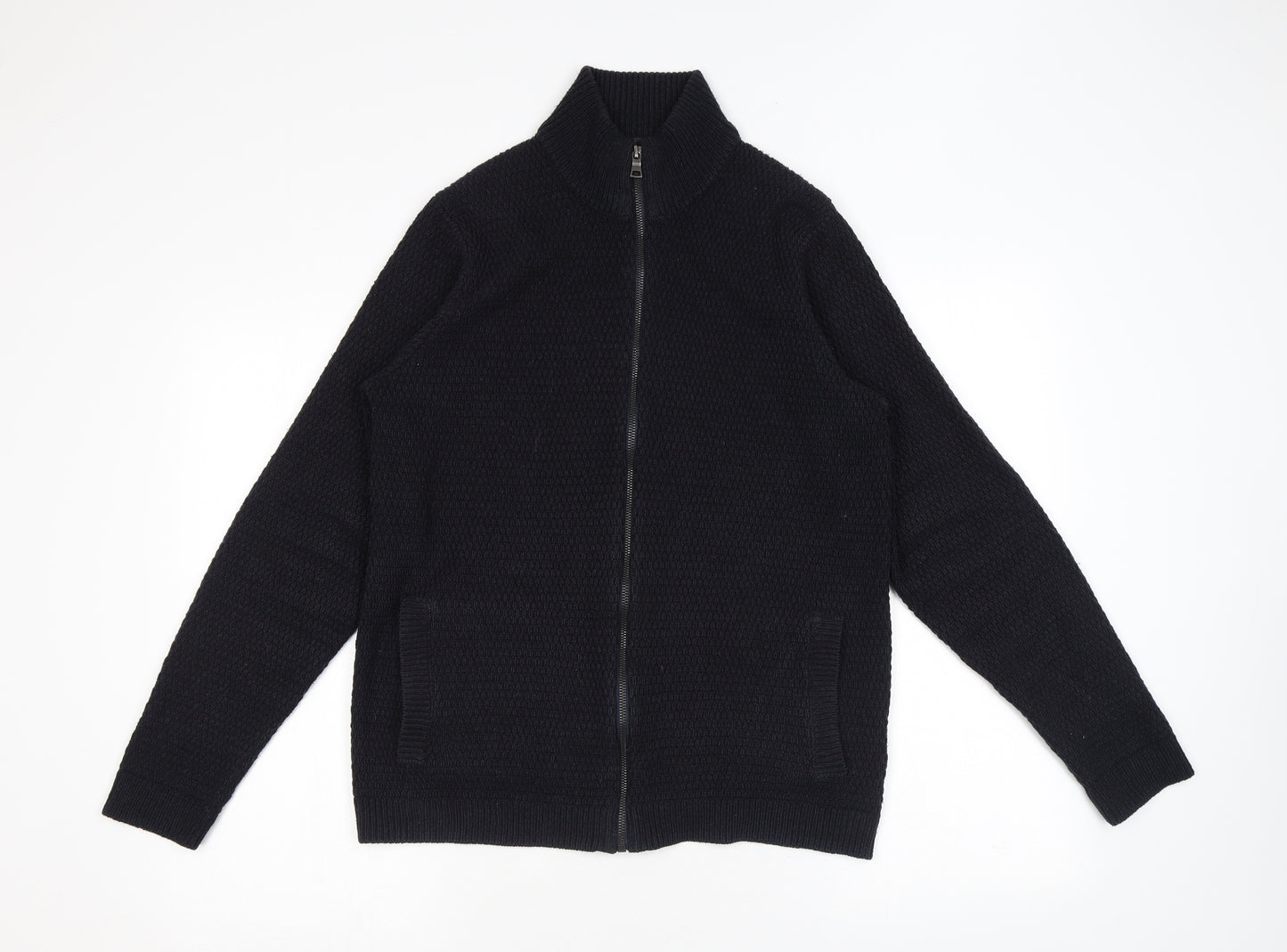 Marks and Spencer Mens Blue Jacket Size S Zip