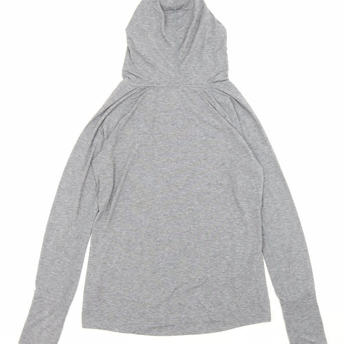 Gap Womens Grey Polyester Pullover Hoodie Size M Pullover - Pockets