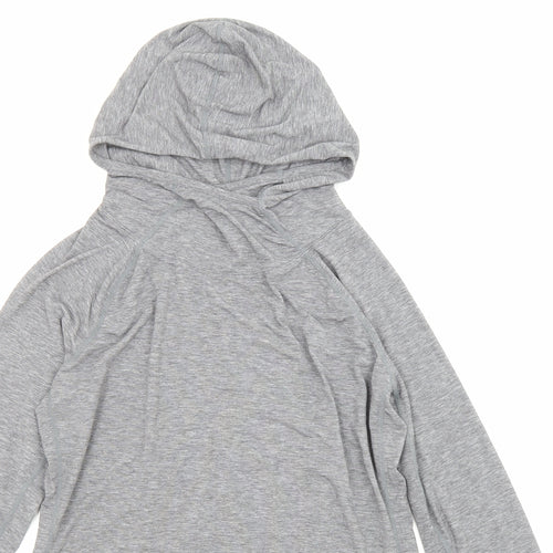 Gap Womens Grey Polyester Pullover Hoodie Size M Pullover - Pockets