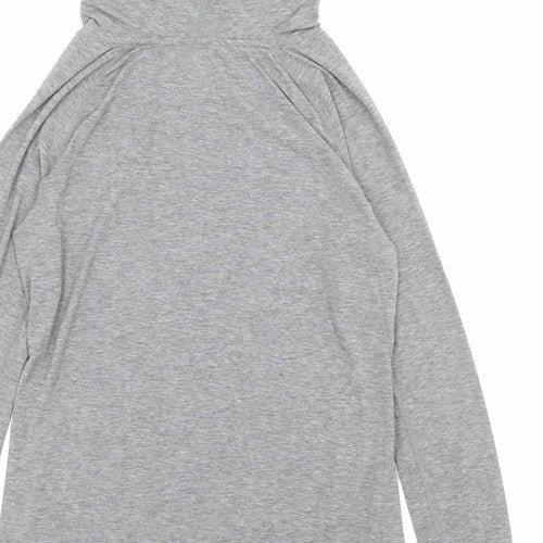 Gap Womens Grey Polyester Pullover Hoodie Size M Pullover - Pockets