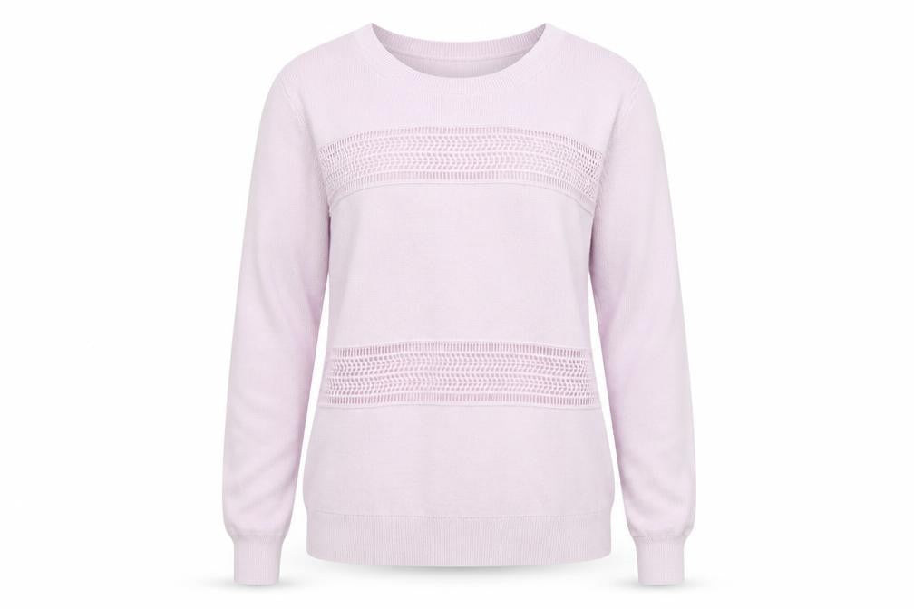 French Connection Womens Purple Boat Neck Cotton Pullover Jumper Size XS