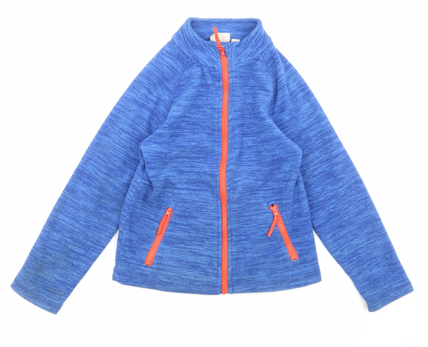 Mountain Warehouse Boys Blue Jacket Size 7-8 Years Zip - Zip pockets