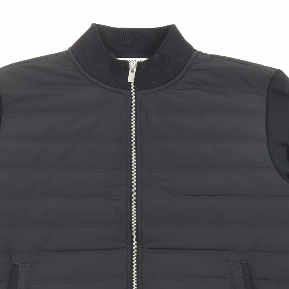 Autograph Mens Black Jacket Size S Zip - Pockets
