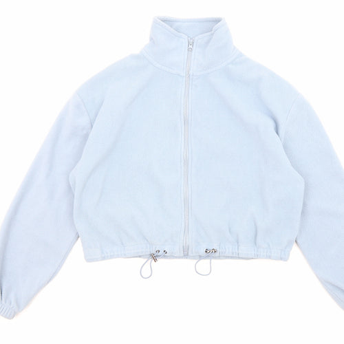 Brave Soul Womens Blue Jacket Size XS Zip