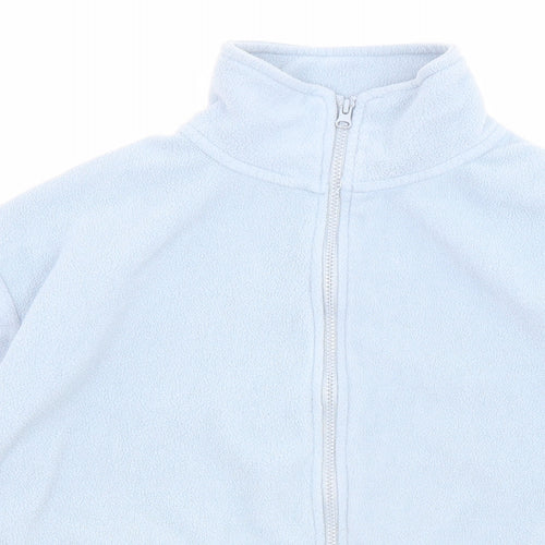 Brave Soul Womens Blue Jacket Size XS Zip