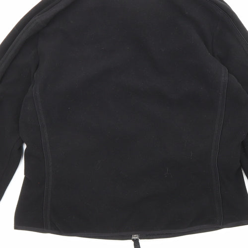 Airfied Womens Black Jacket Size 8 Zip - Jewels, Pockets
