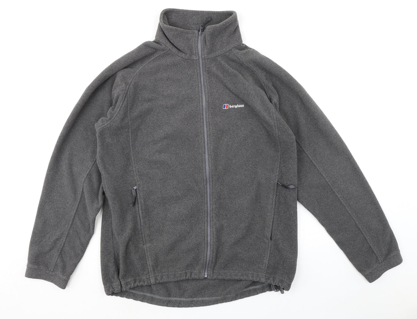 Berghaus Mens Grey Jacket Size XL Zip - Interactive Zip Logo