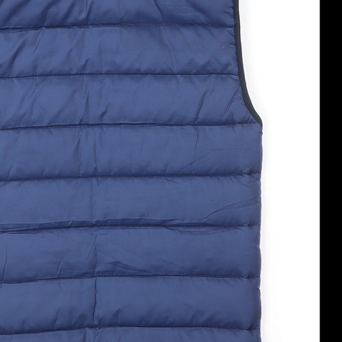 The North Face Boys Blue Gilet Jacket Size 5-6 Years Zip - Zipped Pockets