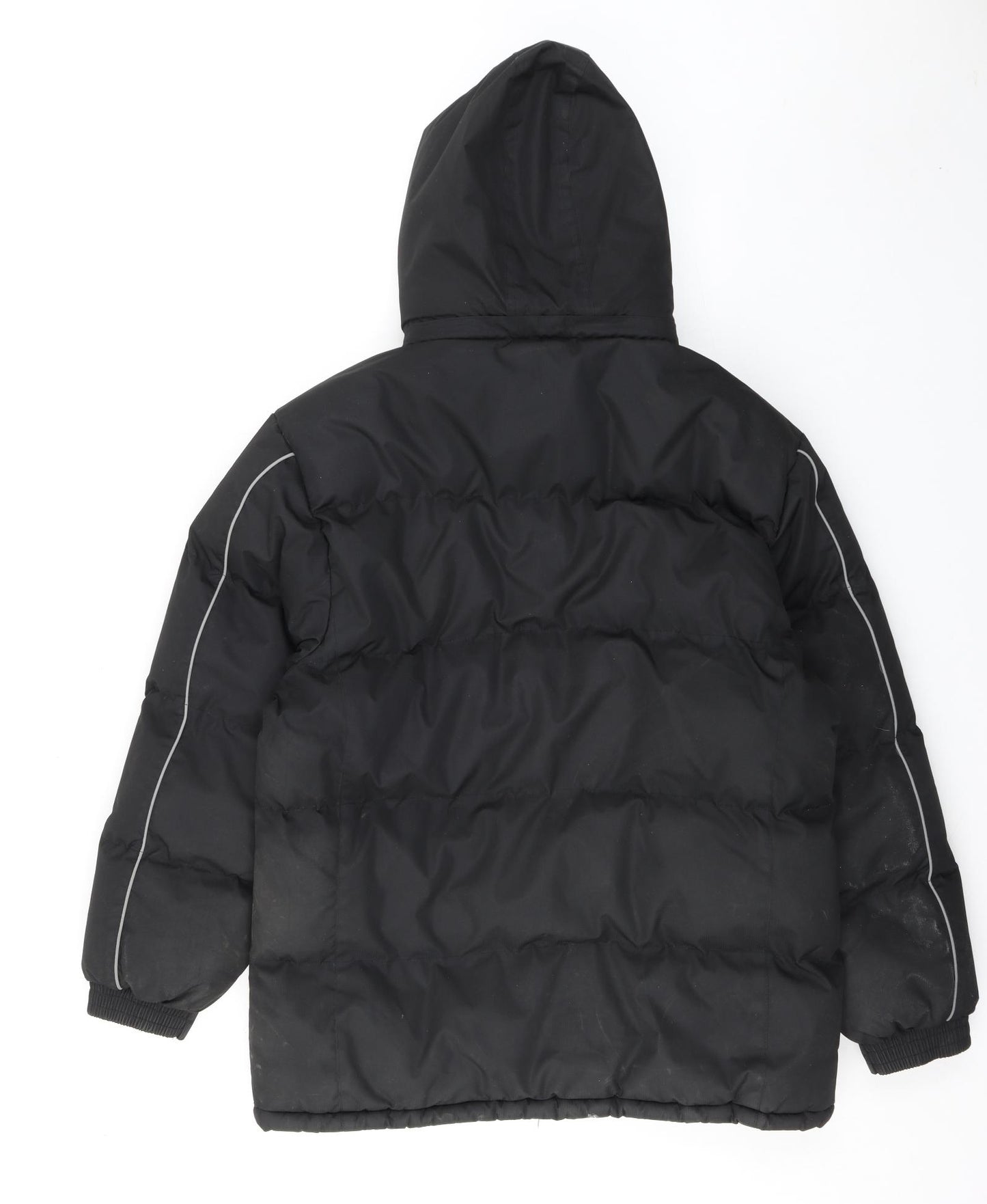 Mountain Life Womens Black Rain Coat Coat Size 16 Zip - Waterproof Hooded