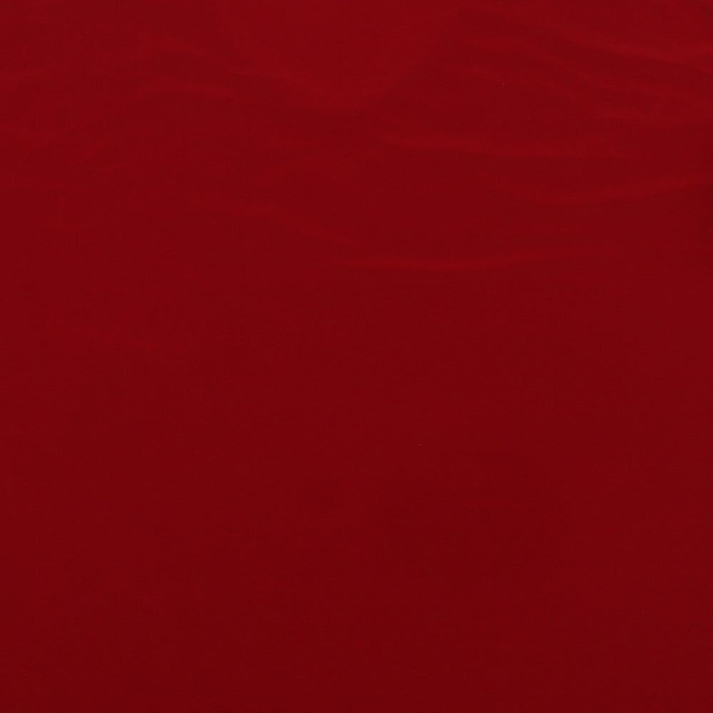 Classics Womens Red Polyester Basic T-Shirt Size 24 V-Neck - Floral Detail Embellished